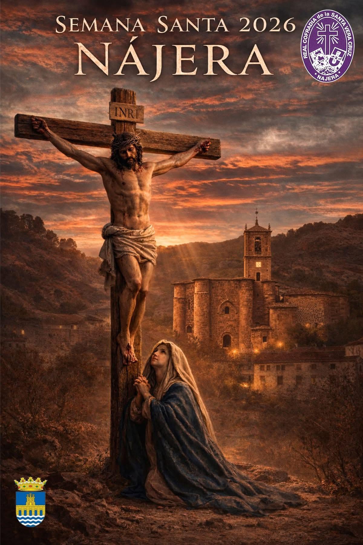 Cartel de Semana Santa en Nájera 2026